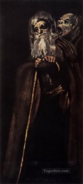 Two Monks Francisco de Goya Oil Paintings